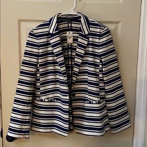 Express Navy blue & white women’s blazer